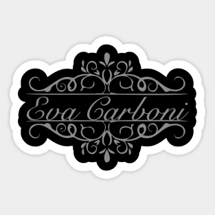 Nice Eva Carboni Sticker